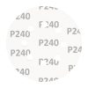 Graphite tépőzáras csiszolókorong 125 mm, lyukakkal, P240, 5 db