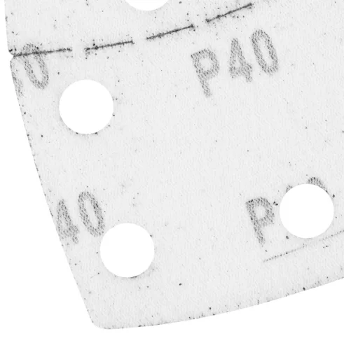 Graphite csiszolópapír tépőzáras delta 102x152mm, P40, 11 lyukas, 5db