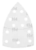 Graphite csiszolópapír tépőzáras delta 102x152mm, P60, 11 lyukas, 5db