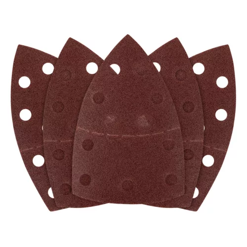 Graphite csiszolópapír tépőzáras delta 102x152mm, P80, 11 lyukas, 5db