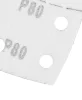 Graphite csiszolópapír tépőzáras delta 102x152mm, P80, 11 lyukas, 5db