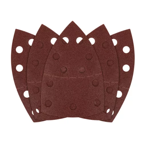 Graphite csiszolópapír tépőzáras delta 102x152mm, P100, 11 lyukas, 5db