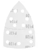 Graphite csiszolópapír tépőzáras delta 102x152mm, P120, 11 lyukas, 5db