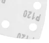 Graphite csiszolópapír tépőzáras delta 102x152mm, P120, 11 lyukas, 5db