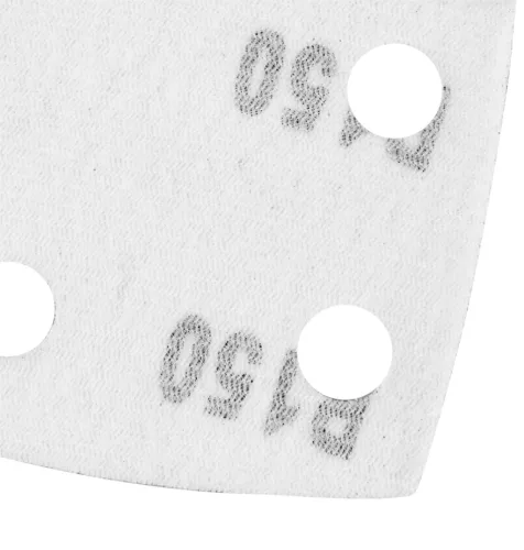 Graphite csiszolópapír tépőzáras delta 102x152mm, P150, 11 lyukas, 5db