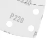 Graphite csiszolópapír tépőzáras delta 102x152mm, P220, 11 lyukas, 5db
