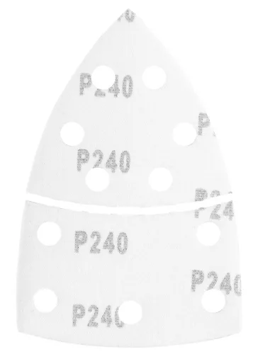 Graphite csiszolópapír tépőzáras delta 102x152mm, P240, 11 lyukas, 5db