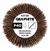Graphite csiszolókerék csapos 60x30x6mm, P40