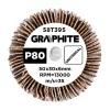 Graphite csiszolókerék csapos 50x30x6mm, P80