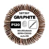 Graphite csiszolókerék csapos 50x30x6mm, P120