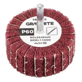Graphite csiszolókerék csapos 60x25x6mm, P60