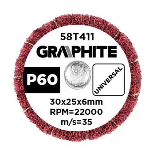 Graphite lamellás csiszolókorong 32x6 mm, P60