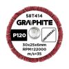 Graphite lamellás csiszolókorong 32x6 mm, P120