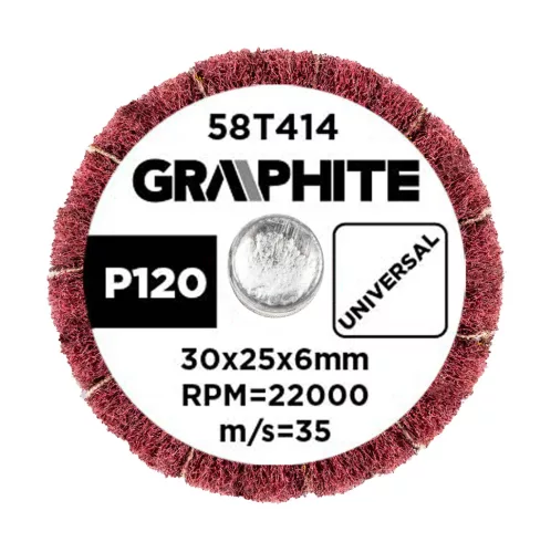Graphite lamellás csiszolókorong 32x6 mm, P120