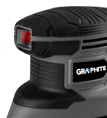 Graphite elektromos orbitális csiszoló delta 180W, 140x140x80 mm