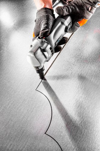 Graphite elektromos lemezvágógép 500W, Kofferben