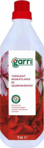 Garri muskátli és szurfinia tápoldat 1 L