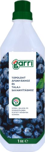 Garri áfonya és talajsavanyító tápoldat 1 L