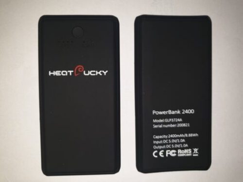 Heatlucky 2100 mAh power bank zoknihoz