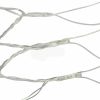 128 LED-es hálós fényfüzér, melegfehér