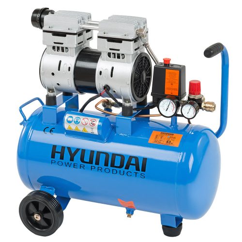 Hyundai HYD-24F csendes kompresszor - 24 L, olajmentes