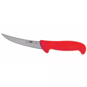 JMB csontozókés íves 125mm pengével piros