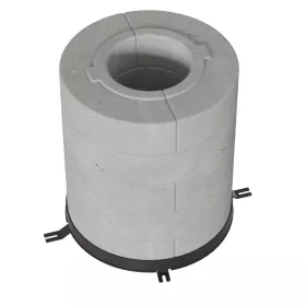 Kratki hőtároló beton gyűrű tora/l kályhákhoz 10db 5 rétegű 150ø
