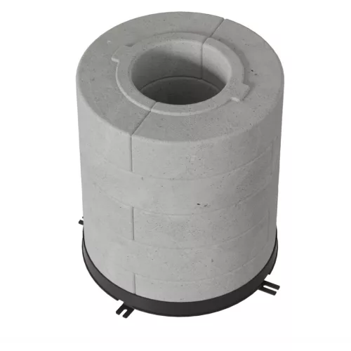 Kratki hőtároló beton gyűrű ren/l kályhákhoz 10db 5 rétegű 150ø