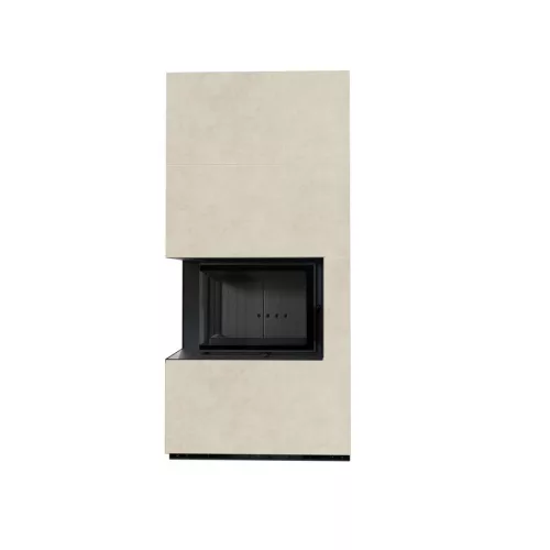 Kratki kandalló kő burkolattal balos fekete belsővel floki box 8 kw fokos sale
