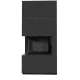 Kratki kandalló kő burkolattal balos fekete belsővel floki box 8 kw naturali nero