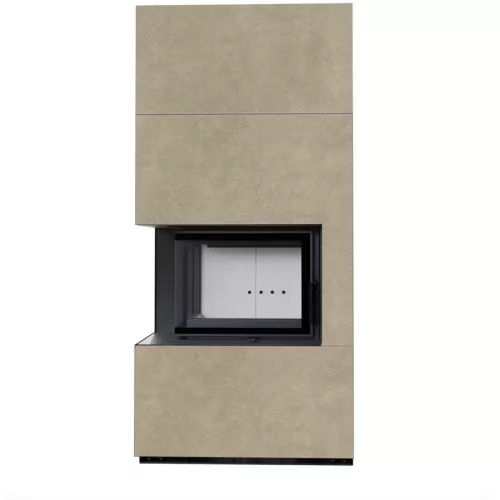 Kratki kandalló kő burkolattal balos floki box 8 kw fokos rena