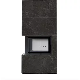 Kratki kandalló kő burkolattal balos floki box 8 kw naturali nero greco