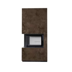 Kratki kandalló kő burkolattal balos floki box 8 kw oxide moro