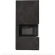 Kratki kandalló kő burkolattal jobbos fekete belsővel floki box 8 kw naturali nero greco