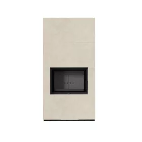 Kratki kandalló kő burkolattal fekete belsővel floki box 8 kw fokos