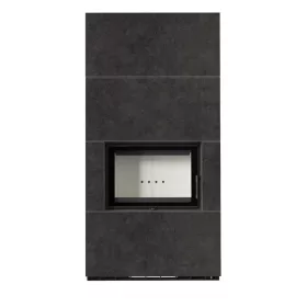 Kratki kandalló kő burkolattal floki box 8 kw fokos grafit