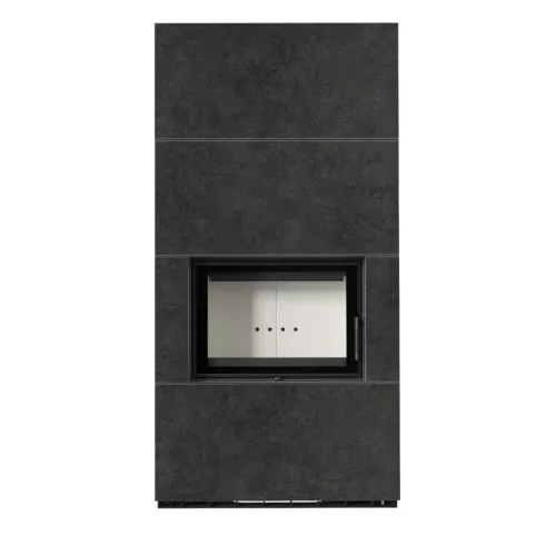 Kratki kandalló kő burkolattal floki box 8 kw fokos grafit