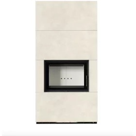 Kratki kandalló kő burkolattal floki box 8 kw fokos talco
