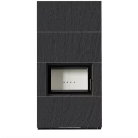 Kratki kandalló kő burkolattal floki box 8 kw naturali nero