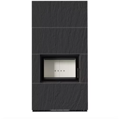 Kratki kandalló kő burkolattal floki box 8 kw naturali nero