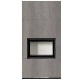 Kratki kandalló kő burkolattal floki box 8 kw naturali grigia