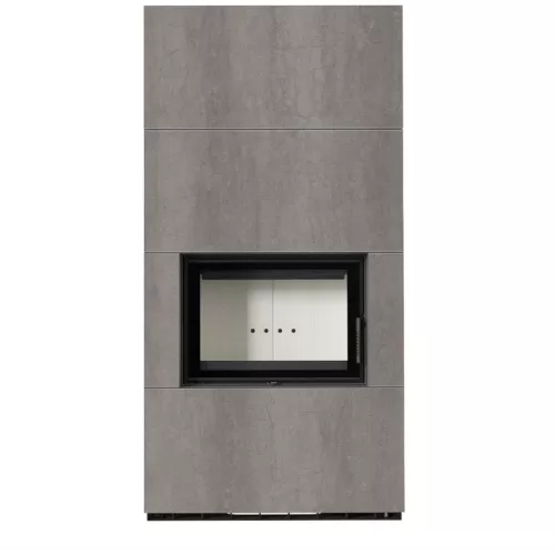 Kratki kandalló kő burkolattal floki box 8 kw naturali grigia