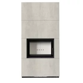 Kratki kandalló kő burkolattal floki box 8 kw naturali perla