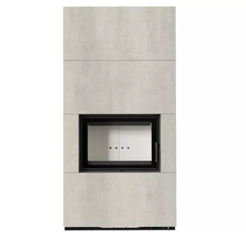 Kratki kandalló kő burkolattal floki box 8 kw naturali perla