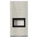 Kratki kandalló kő burkolattal floki box 8 kw naturali perla