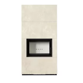 Kratki kandalló kő burkolattal floki box 8 kw oxide bianco