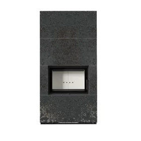 Kratki kandalló kő burkolattal floki box 8 kw oxide nero