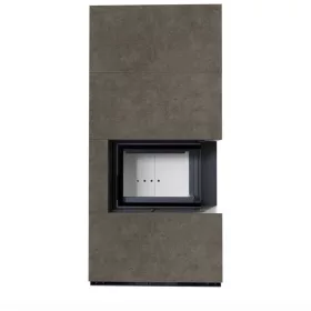 Kratki kandalló kő burkolattal jobbos floki box 8 kw fokos piombo
