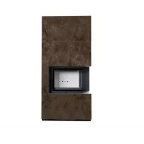 Kratki kandalló kő burkolattal jobbos floki box 8 kw oxide moro