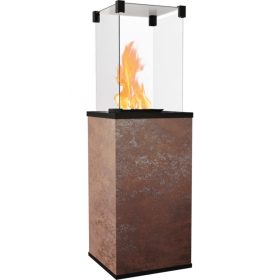 Kratki teraszmelegítő kő előlappal manuális patio oxide moro